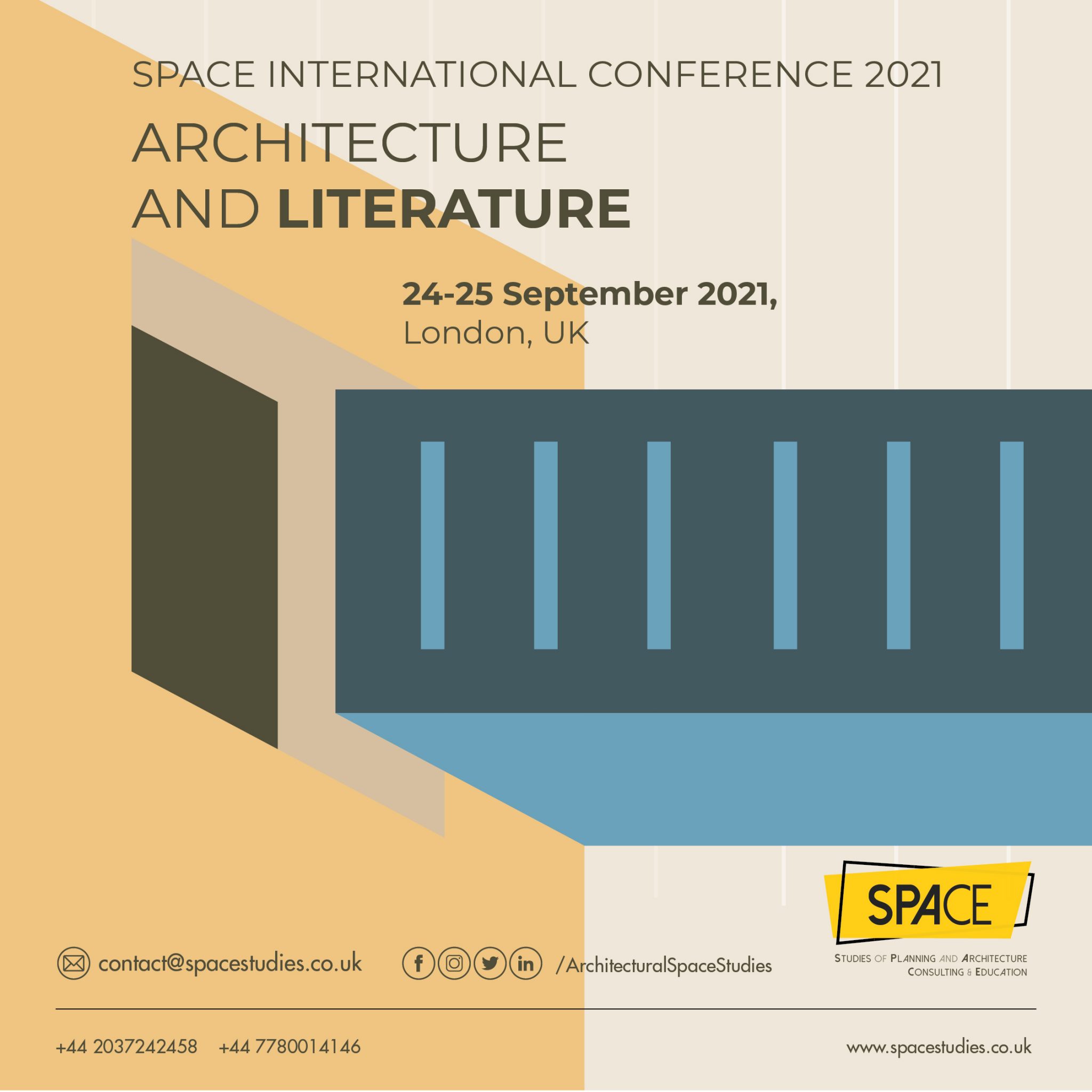 SPACE International Conference 2021 on Architecture and Literature